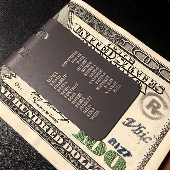 The BADASS™ Titanium Money Clip Series