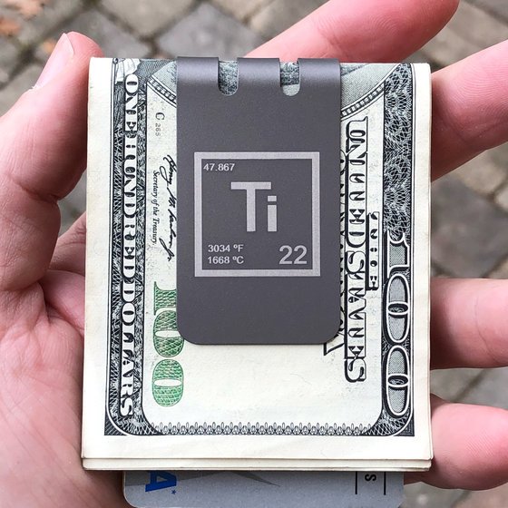 The BADASS™ Titanium Money Clip Series